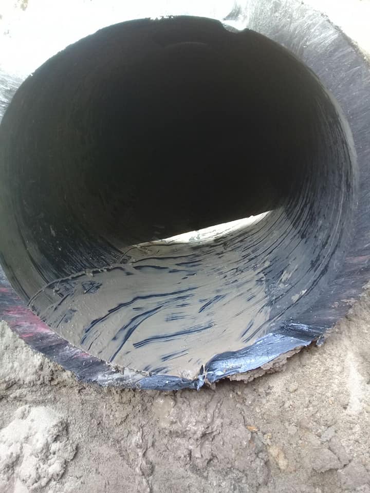 Fin de trabajo que se realizó en Puebla con un diámetro de 30" RD 17 y una longitud de 130 mts